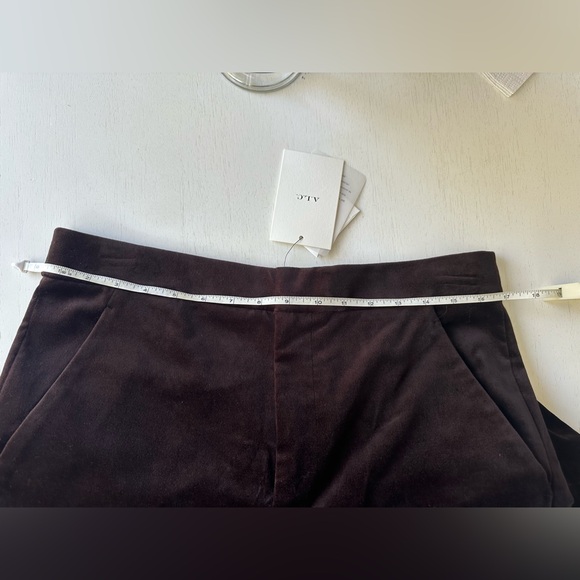 ALC Sophie II Velvet pant , chocolate plum - NWT - Picture 7 of 7